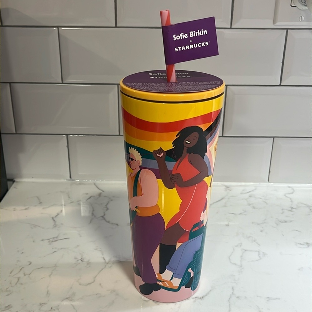 Starbucks | New Sofie Birkin collab metal 24oz cold cup